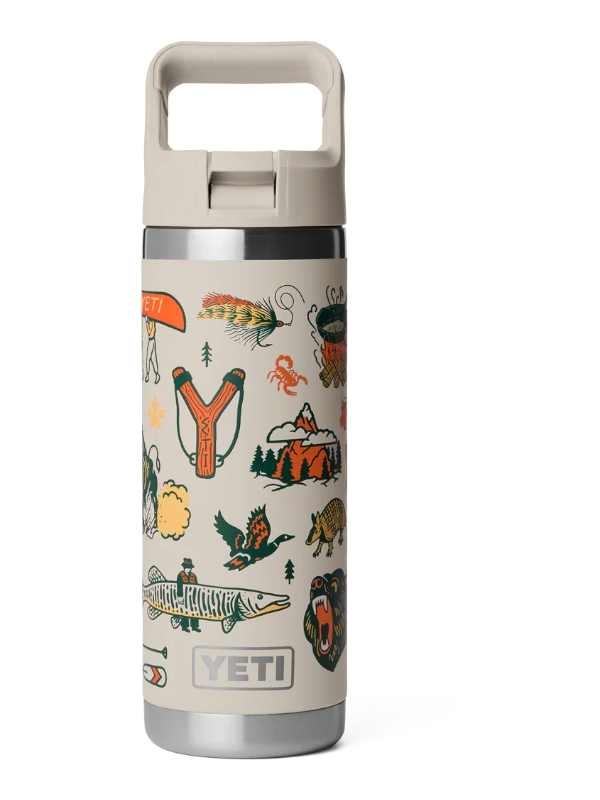 Yeti Rambler 18oz Bottle with Straw Cap-Drinkware, Cool Boxes & Accessories-troggs.com
