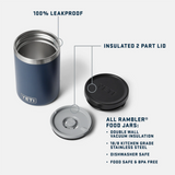 YETI Rambler 16oz Insulated Food Jar-Drinkware, Cool Boxes & Accessories-troggs.com
