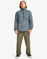 Billabong Boundary Half Zip Mock Neck Fleece