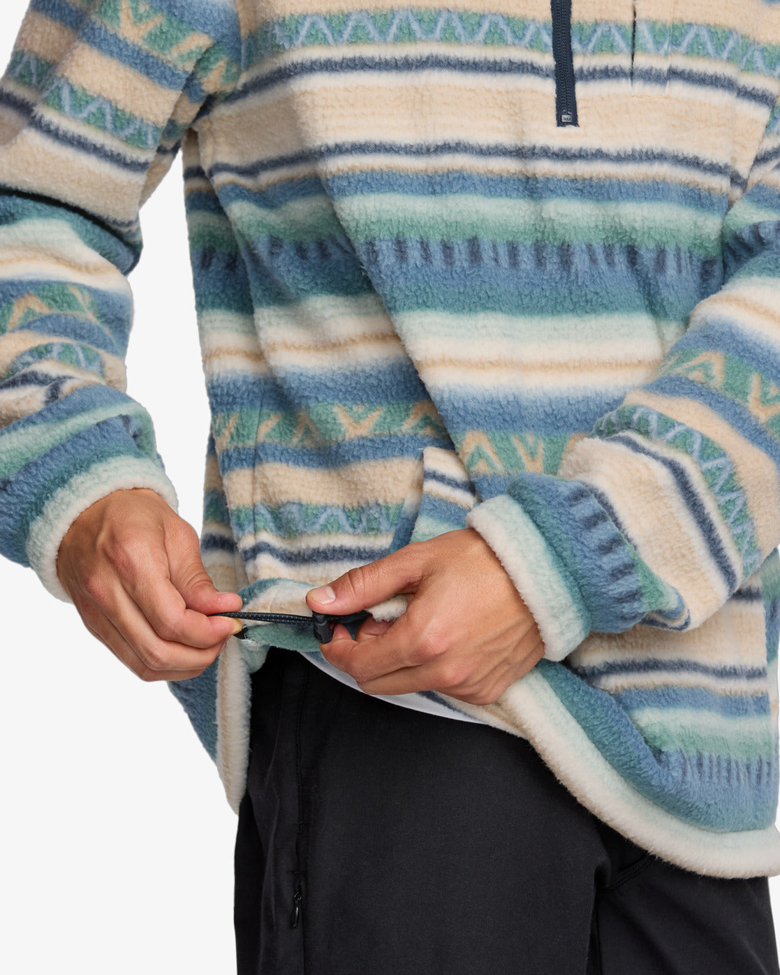 Billabong Boundary Half Zip Mock Neck Fleece