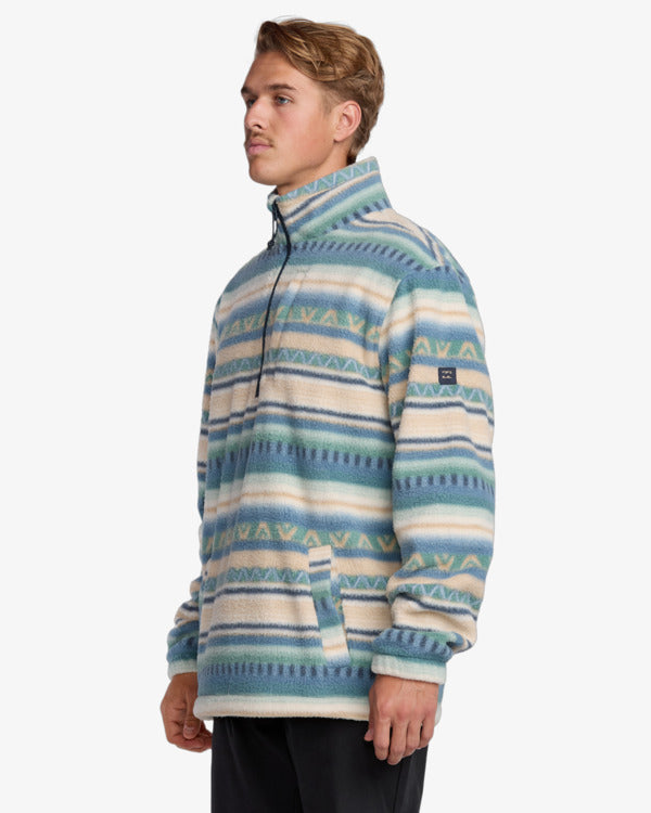 Billabong Boundary Half Zip Mock Neck Fleece