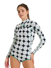 Roxy Rise Natural 1.5 Chest Zip Spring Suit