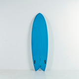 Circle One Heritage Keel Twin Fish Surfboard - Sky Blue