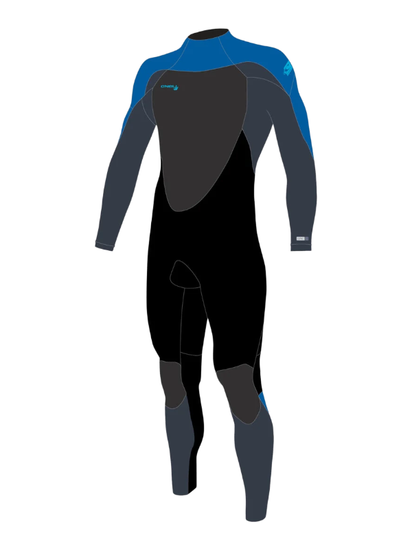 O'Neill Junior Epic 5/4 Wetsuit - Black/Slate/BaliBlue