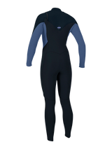 O'Neill Womens Hyperfreak 4/3+ Chest Zip Wetsuit - Carbon/Lilly