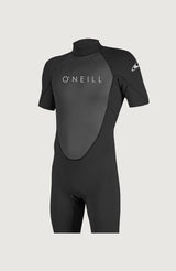 O'Neill Reactor II 2mm Back Zip Shortie - Black/Black
