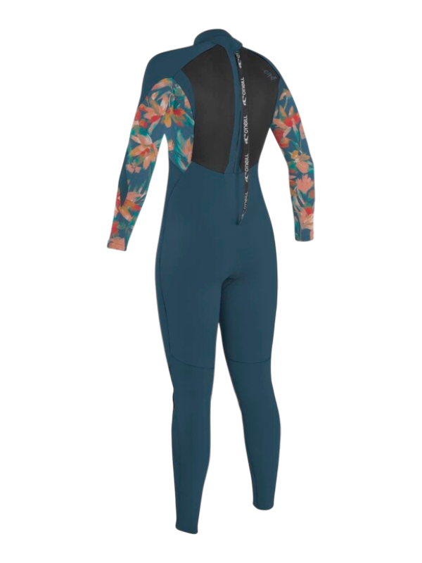 O'Neill Girls Epic 5/4 Wetsuit - Copen Blue/ Tropical