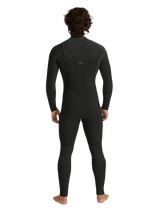 O'Neill Mens Hyperfreak 4/3+ Chest Zip Wetsuit - Black/Black