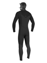 O'Neill Mens Hyperfreak 5/4+ Hooded Wetsuit - Black