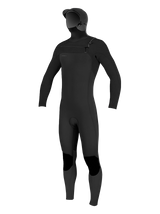 O'Neill Mens Hyperfreak 5/4+ Hooded Wetsuit - Black