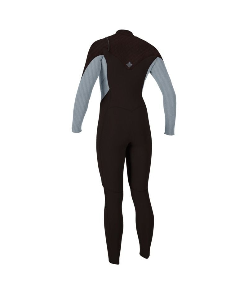 O'Neill Womens Hyperfreak 4/3+ Chest Zip Wetsuit - Arabica/Tradewinds
