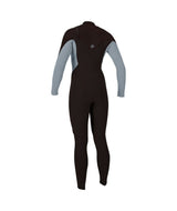 O'Neill Womens Hyperfreak 4/3+ Chest Zip Wetsuit - Arabica/Tradewinds