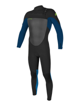O'Neill Junior Epic 5/4 Chest Zip Wetsuit - Black/Deep Sea/ Bali Blue