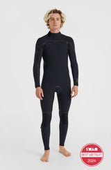 O'Neill Mens Hyperfreak Fire 5/4+ Back Zip Wetsuit - Black