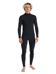 O'Neill Mens Hyperfreak Fire 5/4+ Back Zip Wetsuit - Black
