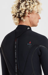 O'Neill Mens Hyperfreak Fire 5/4+ Back Zip Wetsuit - Black