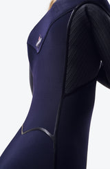 O'Neill Womens Hyperfreak 3/2+ Chest Zip Wetsuit - Shade/Navy