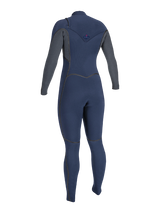 O'Neill Womens Hyperfreak 4/3+ Chest Zip Wetsuit - Shade/Navy