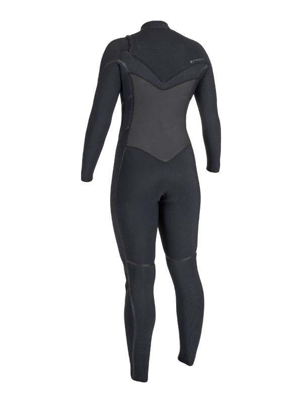 O'Neill Womens Psycho Tech 5/4+ Chest Zip Wetsuit - Black