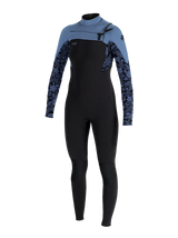 O'Neill Womens Epic 5/4 Chest Zip Winter Wetsuit - Stormy Palm/Faded Denim