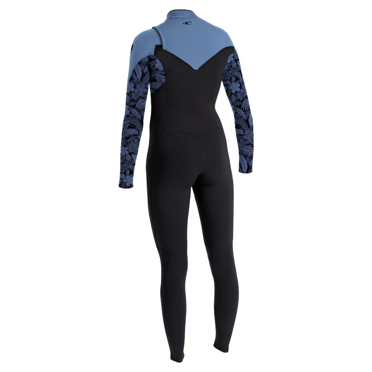 O'Neill Womens Epic 5/4 Chest Zip Winter Wetsuit - Stormy Palm/Faded Denim