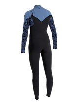 O'Neill Womens Epic 5/4 Chest Zip Winter Wetsuit - Stormy Palm/Faded Denim