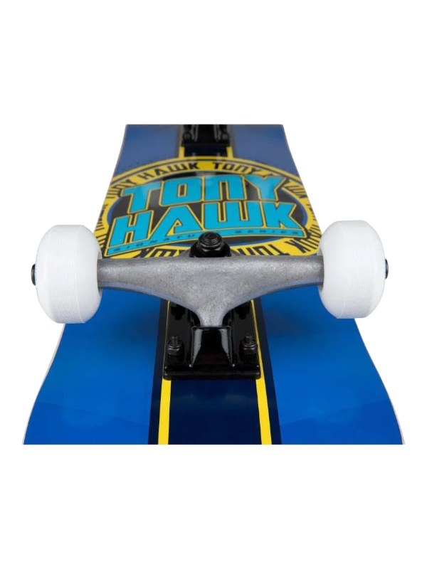 Tony Hawk SS 180+ Badge Logo Complete Skateboard - Blue/Yellow