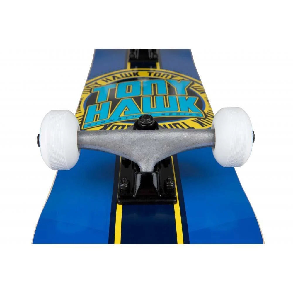 Tony Hawk SS 180+ Badge Logo Complete Skateboard - Blue/Yellow