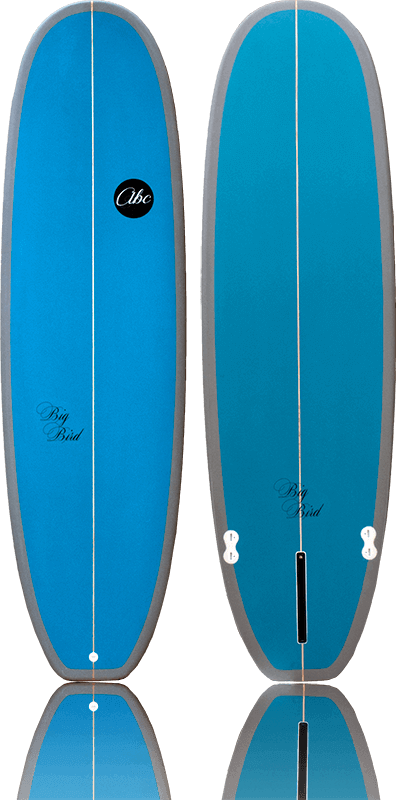 ABC Big Bird Surfboard FCS - Blue Deck/Grey Rails-Hardboards-troggs.com