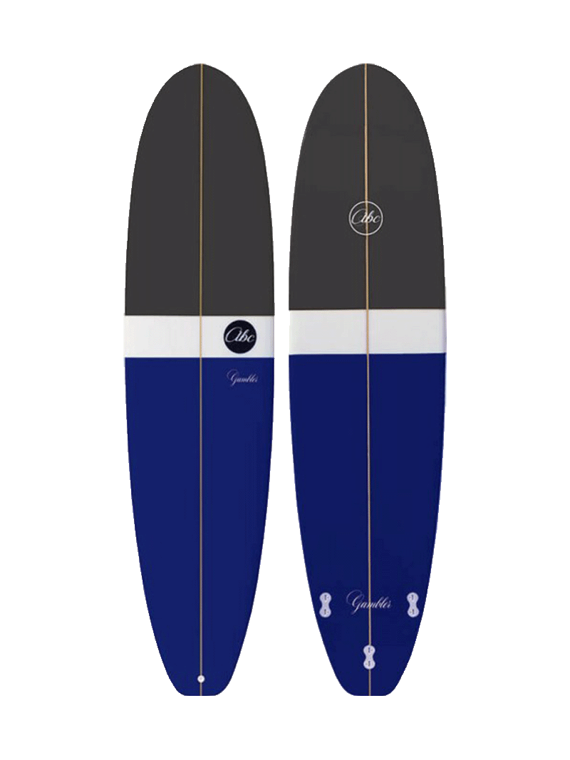 ABC Gambler Surfboard FCS - Black/Blue
