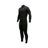 Alder Mens EVO Fire MX 5/4 Chest Zip Wetsuit - Black