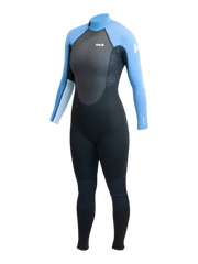 Alder Womens Impact 3/2 Wetsuit - Blue Linier