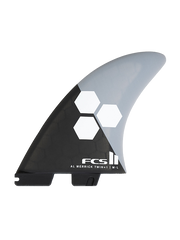 FCS 2 AM PC Twin +1 Fin - Grey/Charcoal