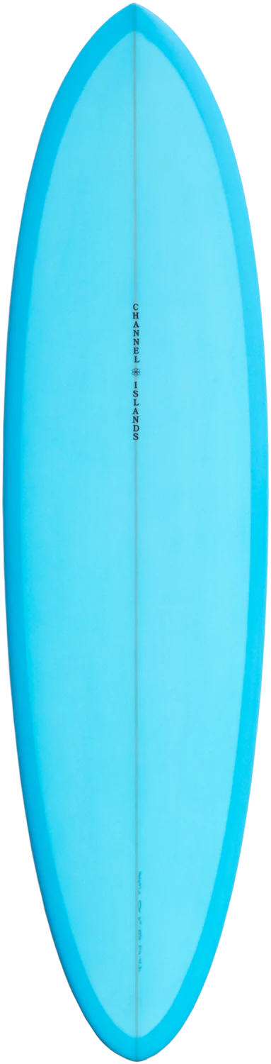 Al Merrick CI Mid 7ft Surfboard FCS 2 - Blue Tint-Hardboards-troggs.com