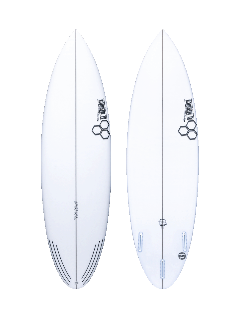 Al Merrick Neckbeard 3 Round Tail Surfboard Futures