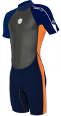 Alder Junior Impact 3/2 Shortie - Orange-Kids Wetsuits-troggs.com
