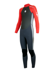 Alder Junior Impact 3/2 Wetsuit - Red