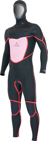 Alder Junior Torch Hooded 5/4 Wetsuit - Blue-Kids Wetsuits-troggs.com