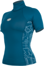 Alder Ladies Cruz Short Slevee Rash Vest - Marina-Rash Vests & Thermal Vests-troggs.com