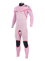 Alder Mens EVO Fire 5/4 Chest Zip Wetsuit - Black