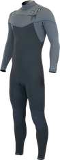 Alder Mens EVO Fire 5/4 Chest Zip Wetsuit - Jet-Mens Wetsuits-troggs.com