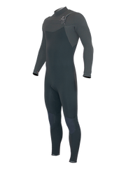 Alder Mens Luxe FX 5/4 Chest Zip Wetsuit - Black