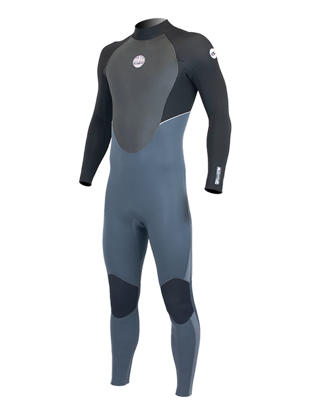 Alder Mens Stealth 3/2 Wetsuit - Black