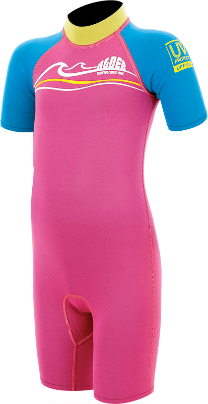Alder Toddler 2/2 Shortie - Blue/Magenta-Kids Wetsuits-troggs.com