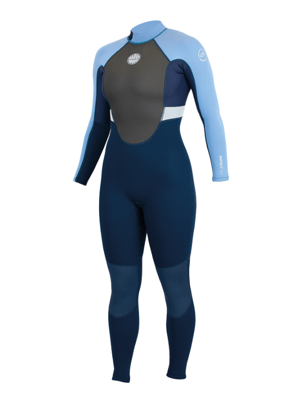 Alder Womens Impact 3/2 Wetsuit - Blue