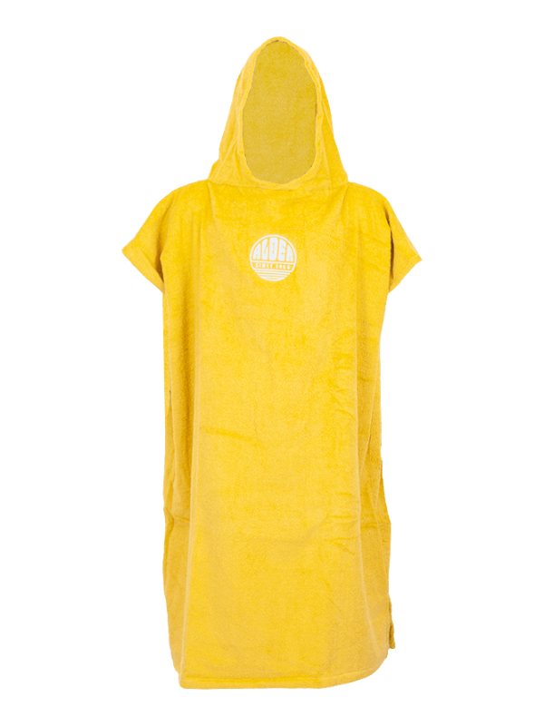 Alder Youth Heavy Terry Towelling Poncho - Mustard