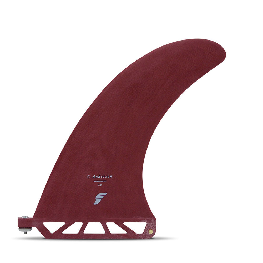 Futures Fins Ando 7.8 inch Single Fin - Burgandy