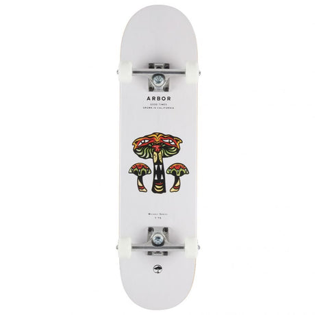Arbor Whiskey Series 7.75 Complete Skateboard - Forage White-Skateboards-troggs.com