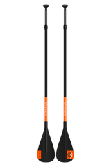 Ari'i Nui Fiber/Carbon Adjustable Paddle - Black/Orange-Paddle Boarding-troggs.com
