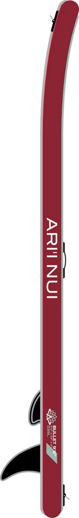 Ari'i Nui H Lite Bullet 9'6" Inflatable Stand Up Paddle Board - Moss/Red - Save £150-Paddle Boarding-troggs.com